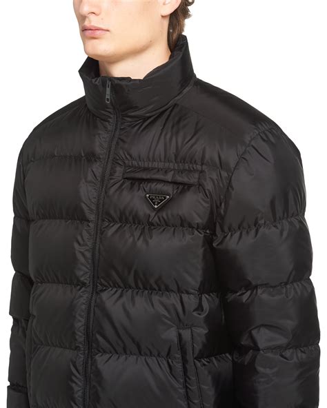 prada heat reactive puffer jacket|prada re nylon jacket.